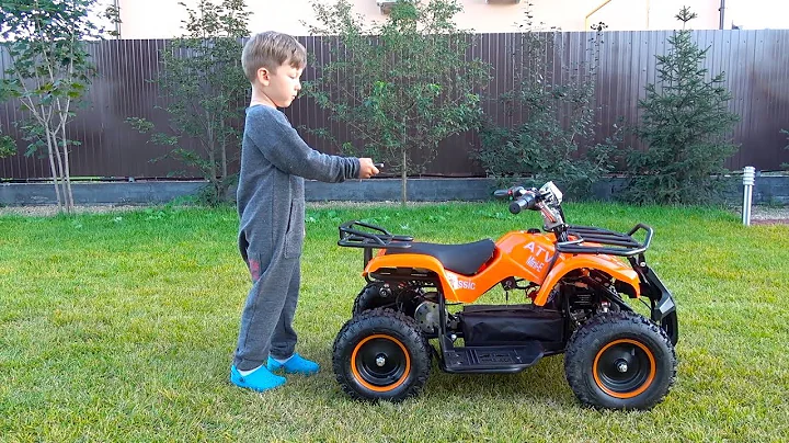 Senya and his new quadbike!