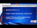 Hoopeston woman gets probation for voting twice in 2024