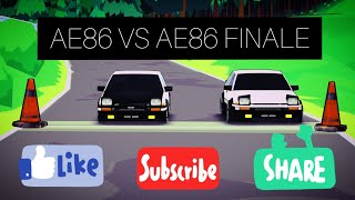 FR Legends × Initial D Final Stage: AE86 VS AE86 FINALE