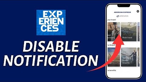 How to Disable Notifications in Amex 2025?