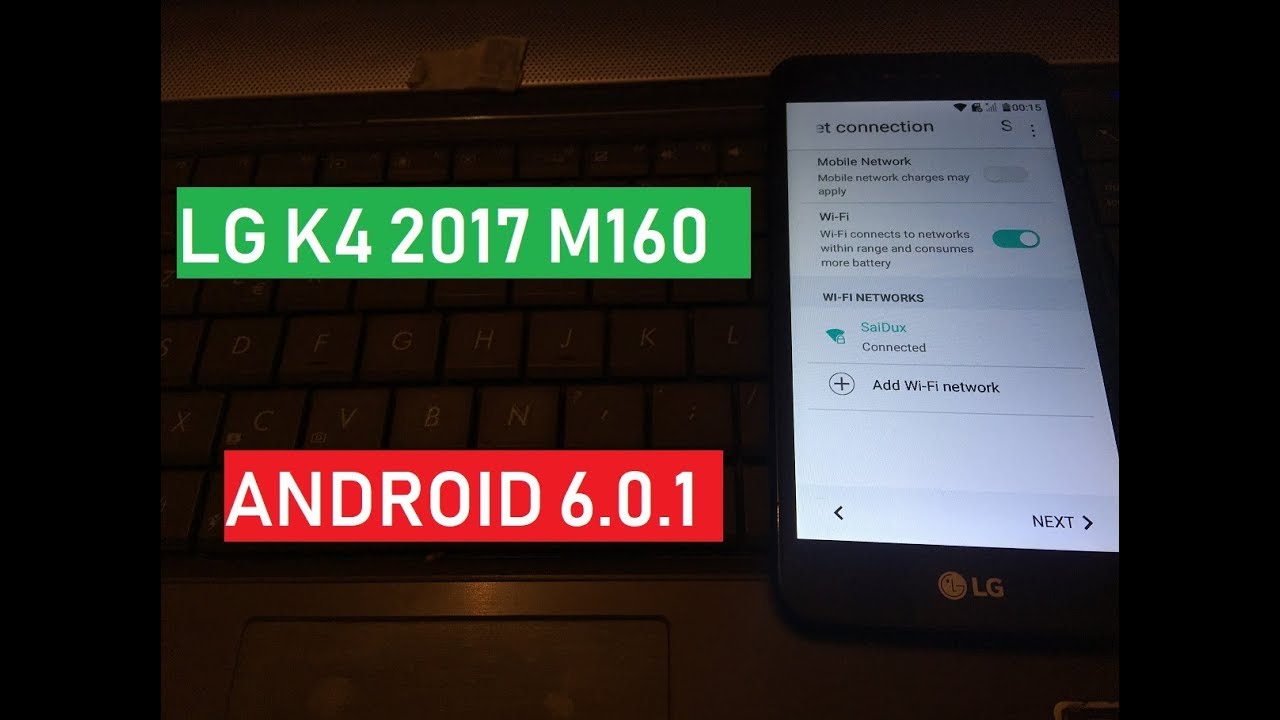LG K4 2017 - Bypass Google Account to Remove FRP LG-M160 ANDROID 6.0.1