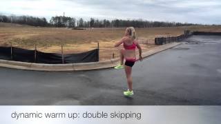 Dynamic Warm Up: Double Skipping
