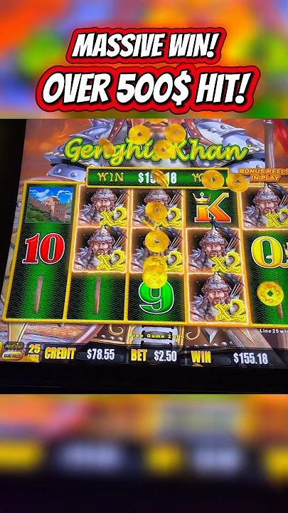 MASSIVE WIN! Over $500 Hit! #shorts #fun #dragonlink #slots