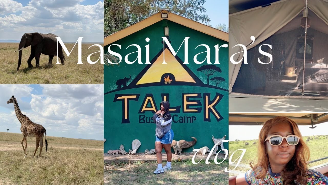 TRIP TO MASAI MARA AND CAMPING IN A TENT ⛺️ FOR THE FIRST TIME