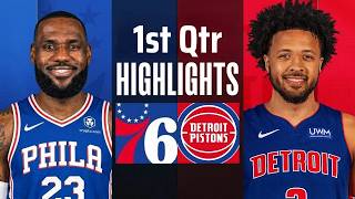 76ers vs. Pistons Full Highlights 1st Qtr | Oct. 25 | 2026 NBA Highlights Today
