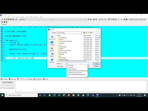 Take Multiline User Input and Print it