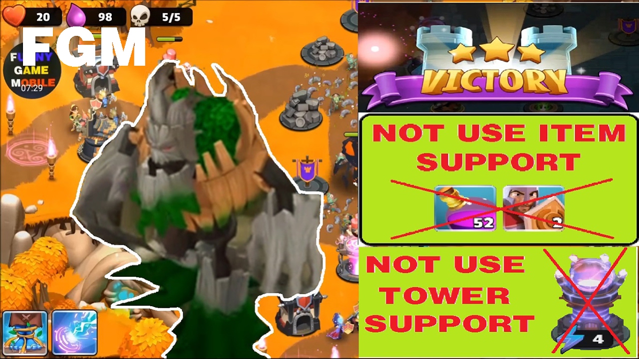 FGM - Castle Creeps TD: Chapter 16 - Lv63 To Lv64 And New Boss