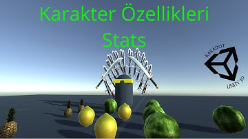 Unity Dersleri - Stat ve Envanter Sistemi Birleşimi