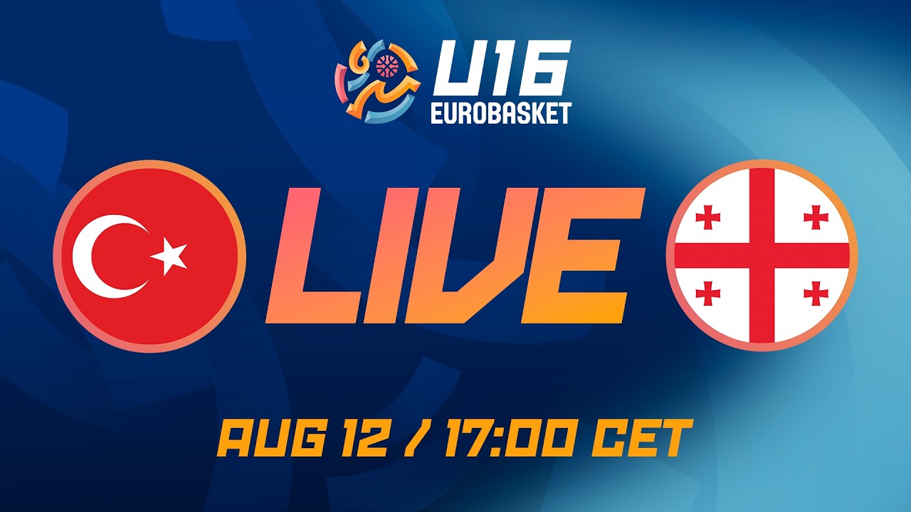 LIVE - Türkiye v Georgia | FIBA U16 EuroBasket 2026 | Class. Games 9-16