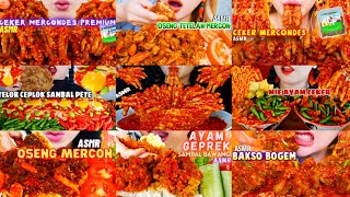 MOST POPULAR INDONESIAN MUKBANGERS COMPILATION 💯 SPICY FOOD OF INDONESIAN EATING SHOW REAL SOUND 
