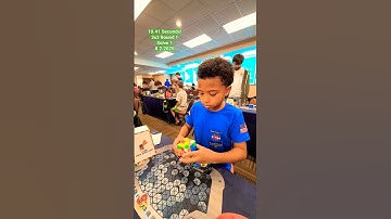 10.41 Seconds! 3x3 Round 1, Solve 1 - NEC 