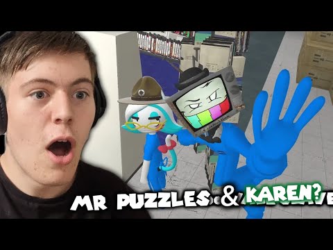 React to SMG4: Mr Puzzles Works At Walmart | Mr Puzzles & Karen Meet At Walmart?!