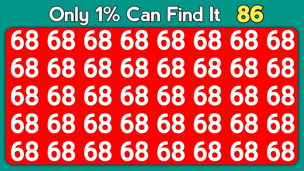 Test Your Observation Power 💪🧠 | Find The Odd One Out | Number and Letter Edition.