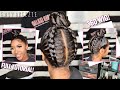 Frontal Ponytail w/ Braids! HIGHLY REQUESTED! Most Natural Full Lace Wig!💎 ft. AfsisterWig