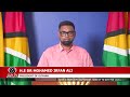The planet cannot wait. That is the urgent warning from President Dr  Irfaan Ali today as he marks..
