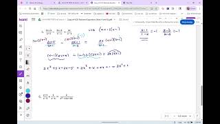 A2 4.05 Solving rational equations ex 5