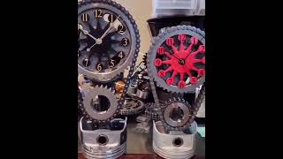 ROTATING GEAR CLOCK