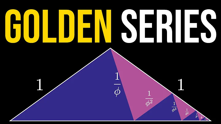 A Golden Ratio Infinite Series Dissection (visual proof)