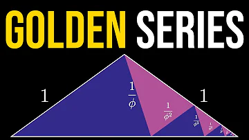 A Golden Ratio Infinite Series Dissection (visual proof)