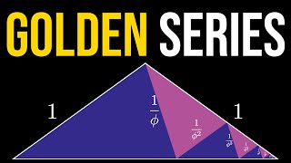 A Golden Ratio Infinite Series Dissection (visual proof)