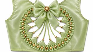 Latest Boat Neck Blouse Design | Elegant Designer Boat Neck Blouse | Bridal & Party Wear