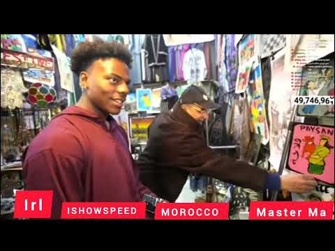 SPEED IN MOROCCO-ISHOWSPEED TOUR IN AFRICA💯💯🎉🎉❤️