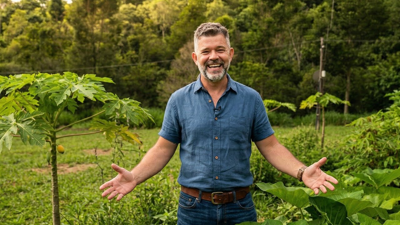 ELE VEIO DO CANADÁ PRA MORAR NO SÍTIO EM MINAS GERAIS
