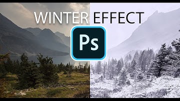 Make a Cool & realistic WINTER EFFECT Photoshop Tutorial !! Adobe Photoshop Edits