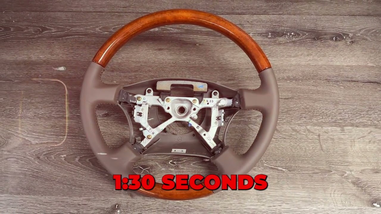 2006 Lexus LS430 Steering Wheel Restoration 🔥🏁