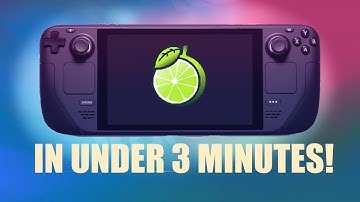 EMULATE NINTENDO 3DS GAMES ON STEAM DECK IN 2025!! W/ Lime3ds!