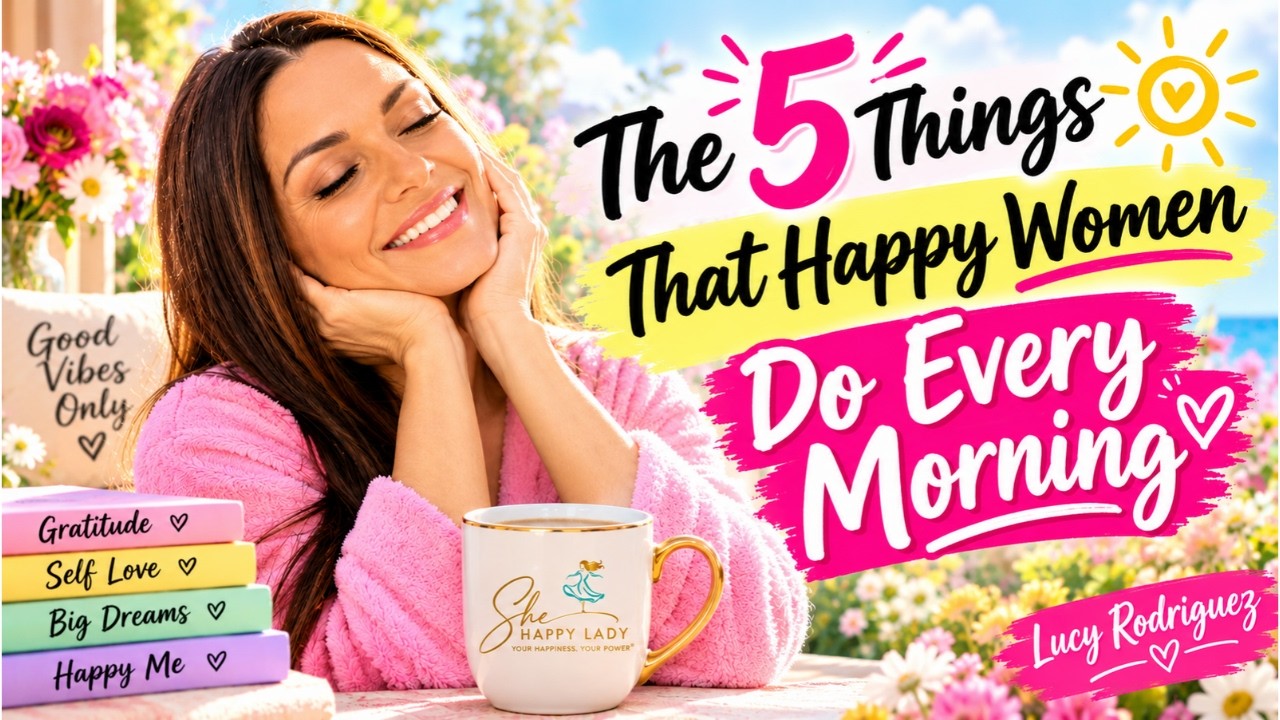 The 5 Things Happy Women Do Every Morning - YouTube