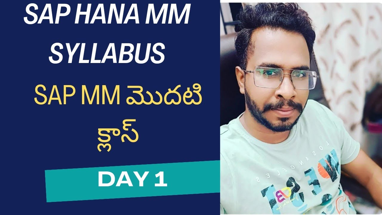 SAP S4HANA MM Syllabus -S4HANA MM Course in Telugu-S4HANA MM Training ...