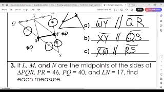 2 Triangle midsegment worksheet