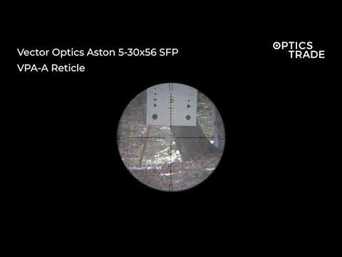 Приціл оптичний Vector Optics Aston 5-30x56 (30 mm) illum. SFP, видео 1