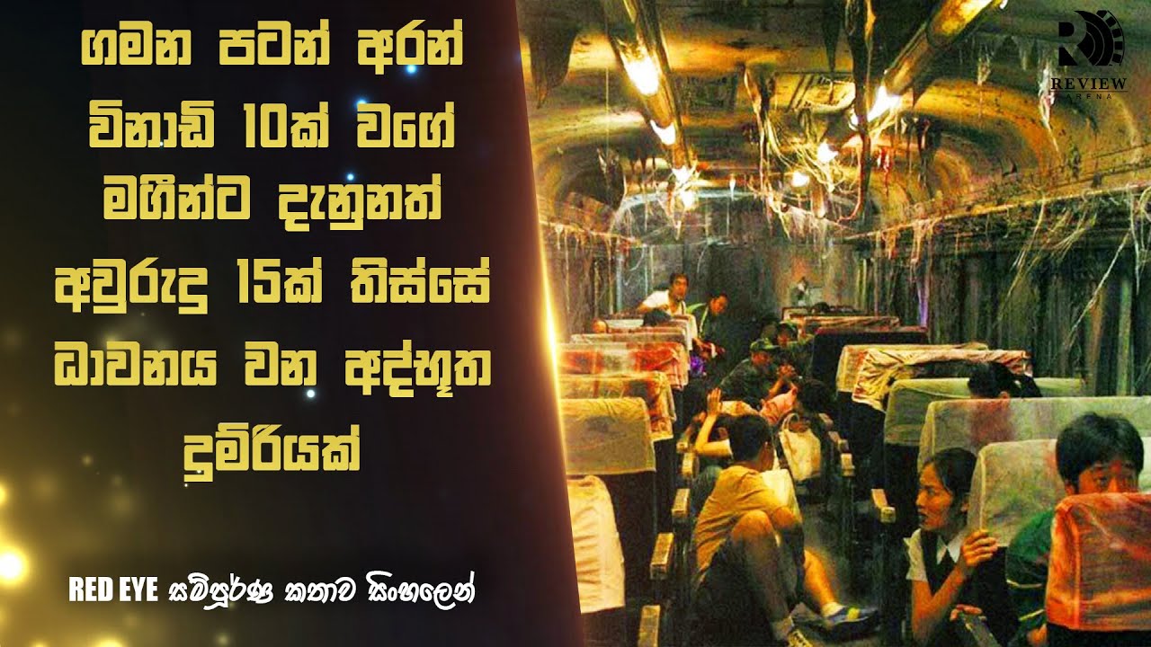 නැග්ගොත් ආපහු කවදාවත් බහින්න වෙන්නෙ නැති අද්භූත දුම්රියක් 😱 | RED EYE Movie Explained in Sinhala