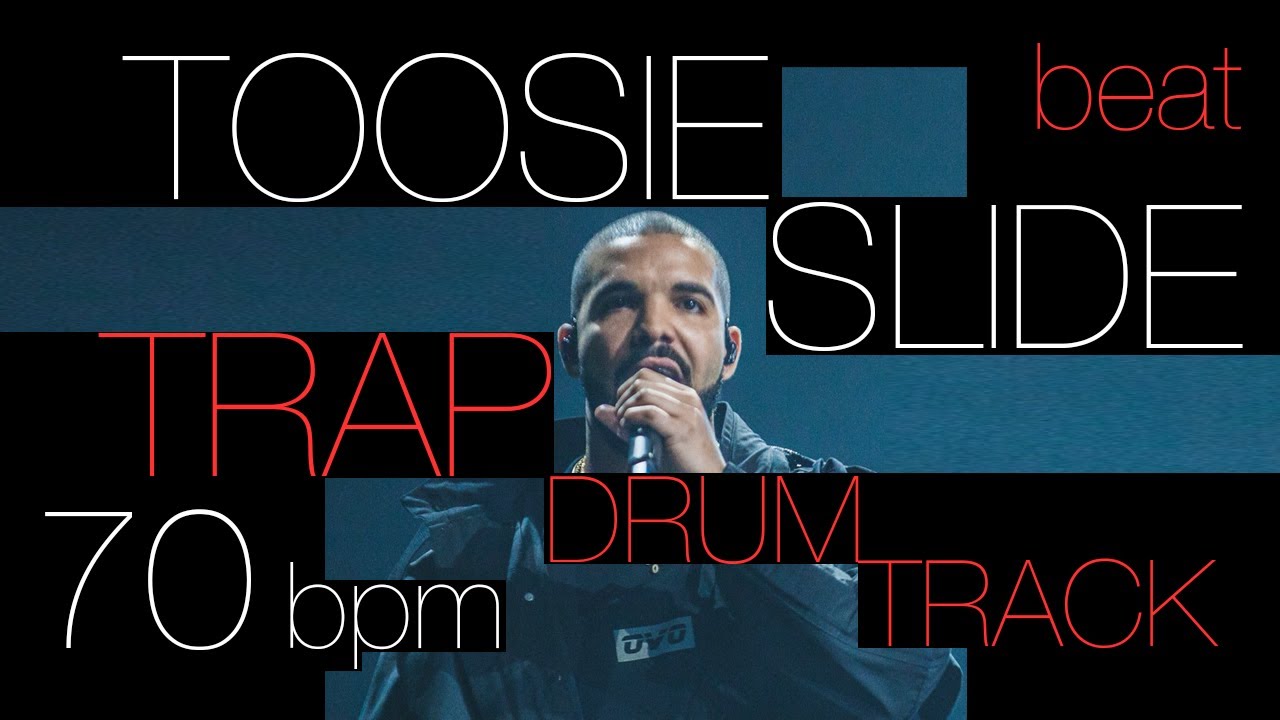 70 BPM - Trap Drum Beat - Toosie Slide Based - Drake