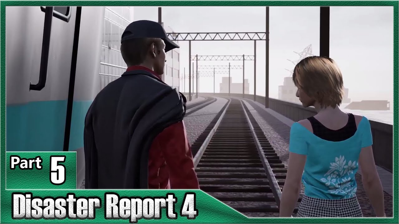 Disaster Report 4, Part 5 / Apartment Rope Lifting Blockade, Train Station, Railroad Tracks
