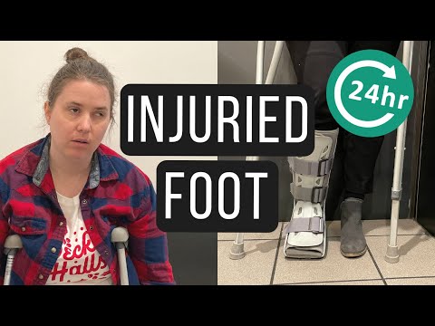 INJURED FOOT FOR 24 HOUR CHALLENGE | Trying to Build Empathy For People