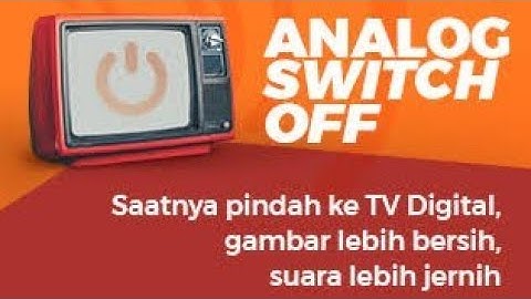 Detik-Detik Indosiar-SCTV ASO (Analog Switch Off) di Malang