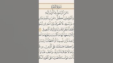 #خواتيم سورة البقرة#قرآن #قران_كريم #islamicvideo #reels #اكسبلور #لايك #ترند