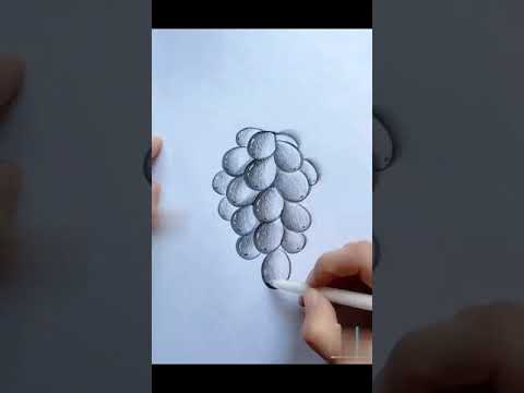 رسم عنقود عنب بسهولة اعملوا لايك واشتراك ف القناة وفعلو الجرس ادعموني يا حبايبي الريتش واقع أوي 