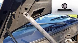 Hood Support Strut replacement- 2004 Dodge Ram 1500