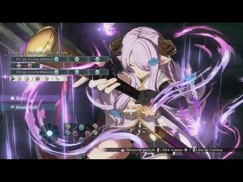 Combo Practice (Trials) - Narmaya - Granblue Fantasy Versus: Rising - Technical Inputs Only