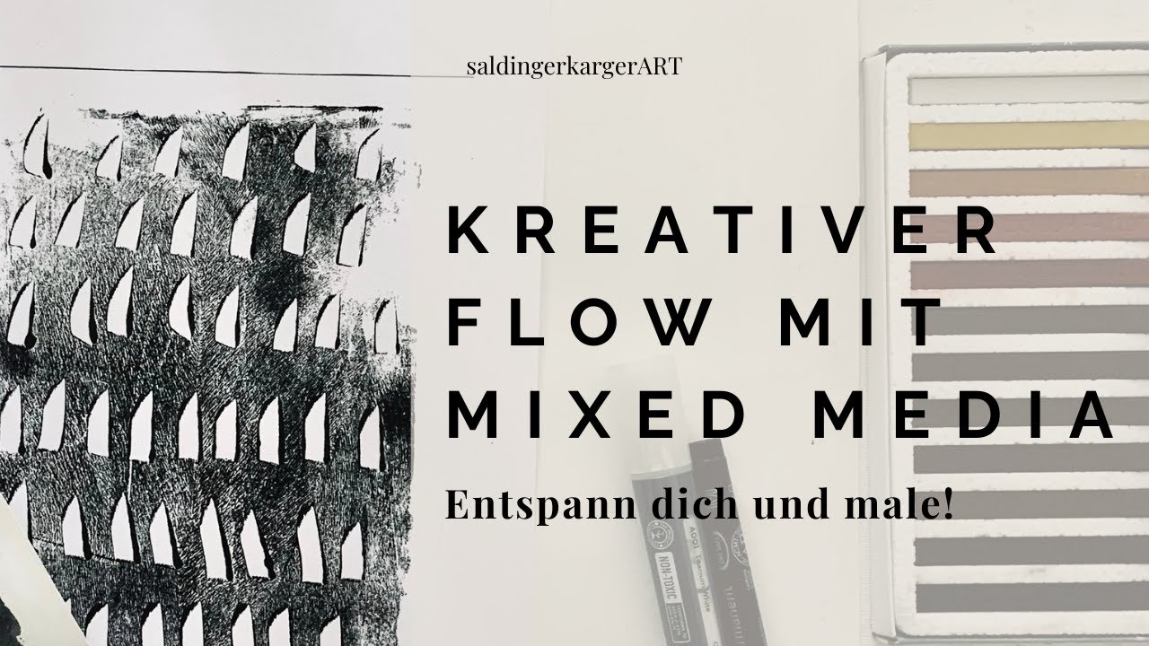 Kunst für die Seele: Kreativer Flow mit Mixed Media & Musik