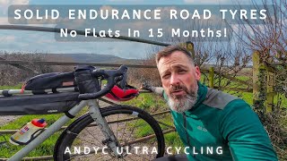 Bomb Proof Tyres For Endurance Cycling - No Flats In Two Seasons! Plus a Training Ride.