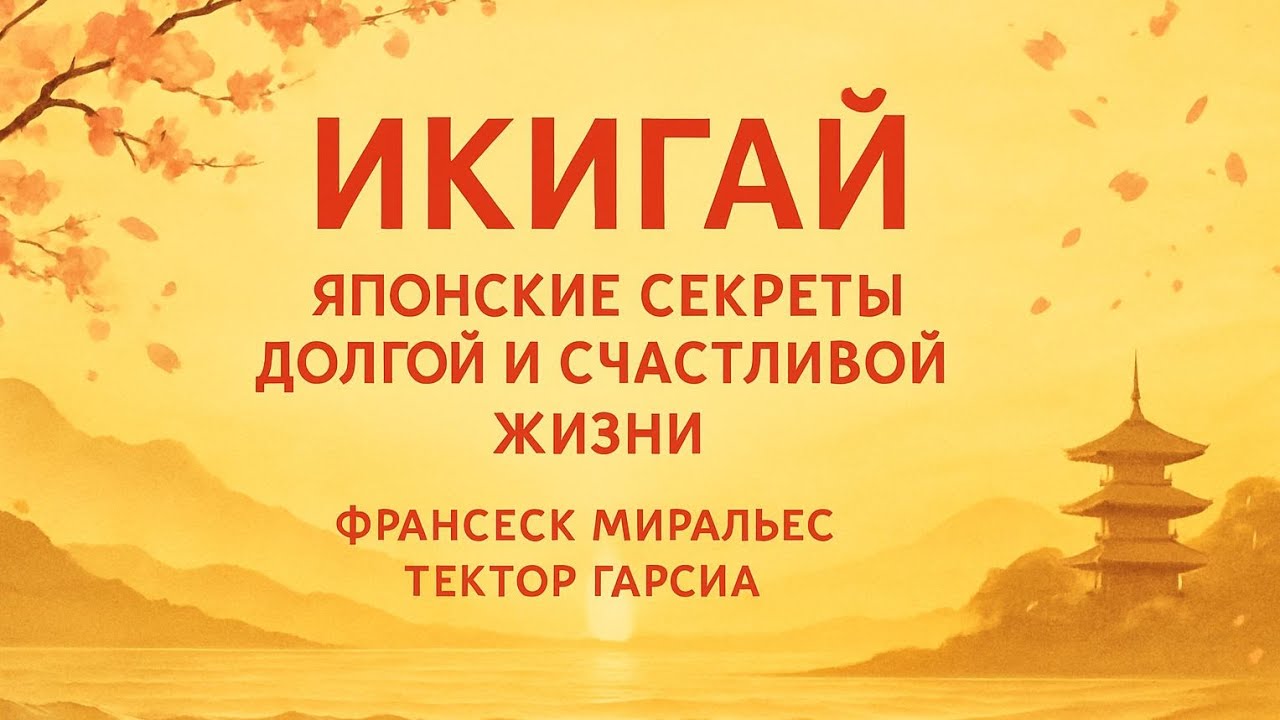 Аудио книга «Икигай: Японские секреты долгой и счастливой жизни» — Ф. Миральес, Г. Гарсиа | Пересказ