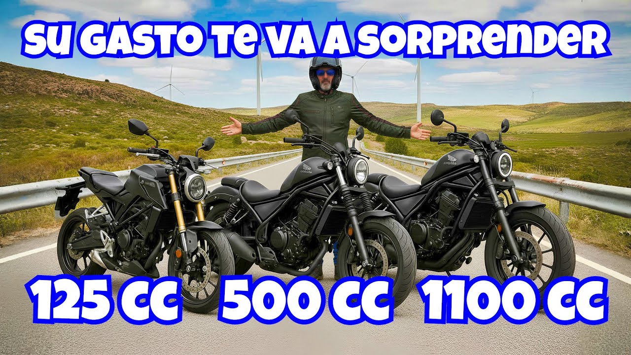 Tu moto gasta mucho más de lo que crees | 125cc, 500cc, 1100cc