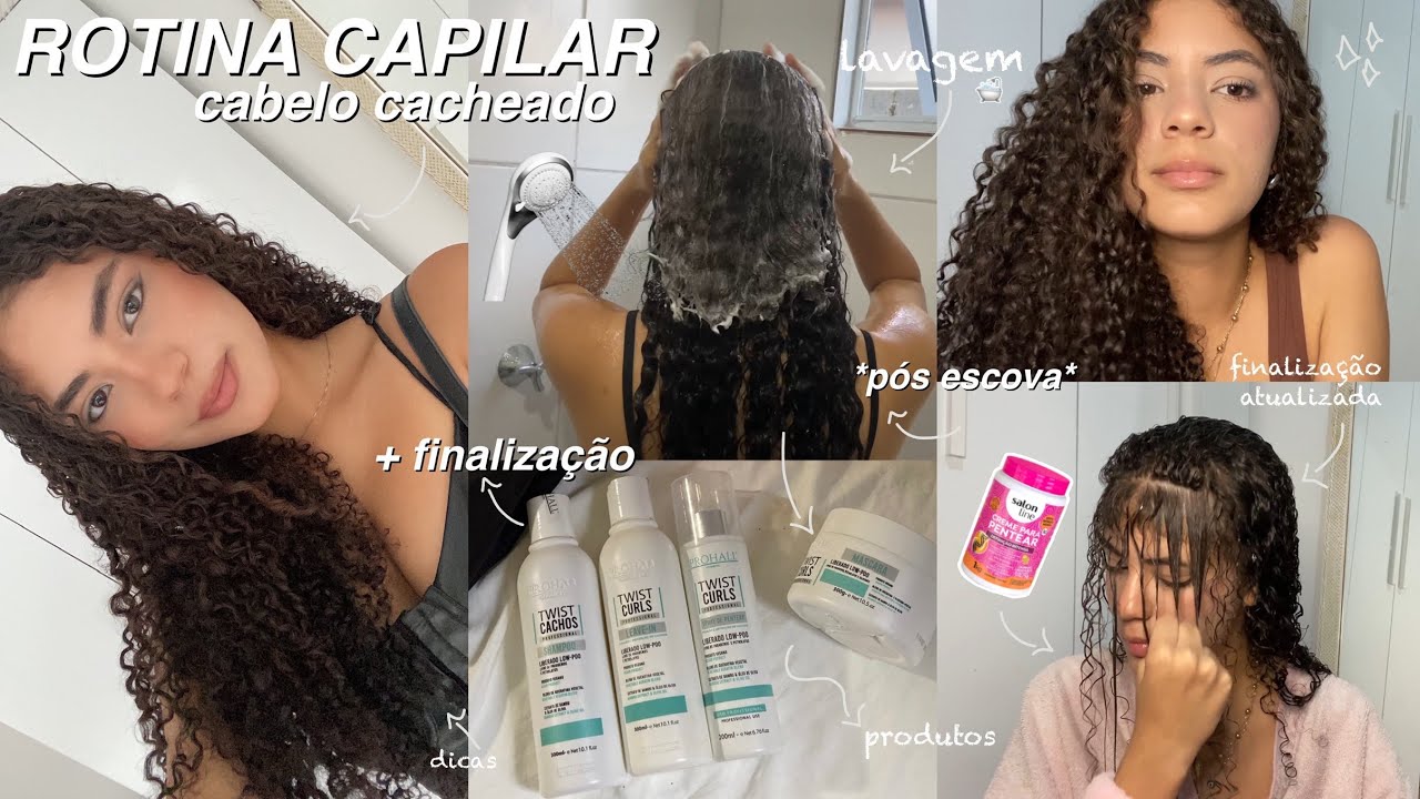ROTINA CAPILAR 🧖🏻‍♀️ | como cuido do meu cabelo cacheado + finalização atualizada!