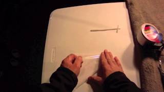 Pre Stressing Stabilizers & Elevons with Tape