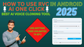 How to use RVC Ai free unlimited || BEST VOICE CLONING AI TOOL FREE UNLIMITED 